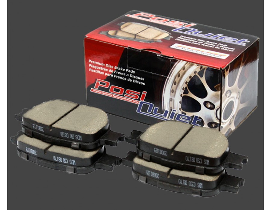 Front Premium Posi Semi Metallic Disc Brake Pad Set Kit for Ford
