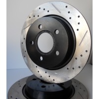 Centric StopTech Drilled/Slotted Front Left Rotor 07+ AWD & 09+ FWD (SUV)